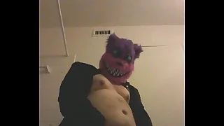 Gyrate guy in a fancy suit jerking it good