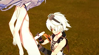 Genshin Impact Yaoi- Bennett Handjob and fucked at the end of one's tether Razor - Japanese asian manga anime game porn gay